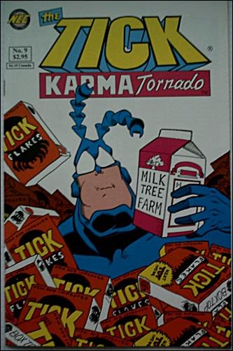 Tick Karma Tornado issue 9-B Yellow & Blue Logo Cover (2nd Printing)