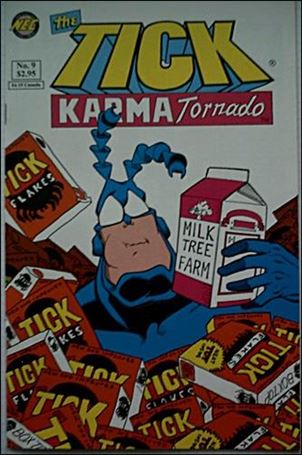 Tick Karma Tornado issue 9-B Yellow & Blue Logo Cover (2nd Printing)