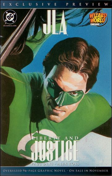 JLA: Liberty and Justice Preview Book issue 1-D Wizard World Chicago Green Lantern Cover