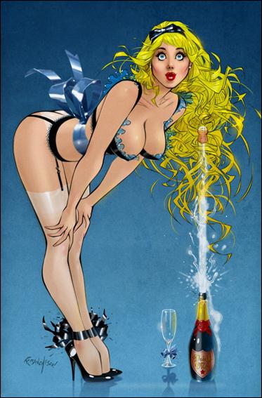 Grimm Fairy Tales Presents Alice in Wonderland issue 2-D Franchesco Blue Rainbow Virgin Cover 1/500
