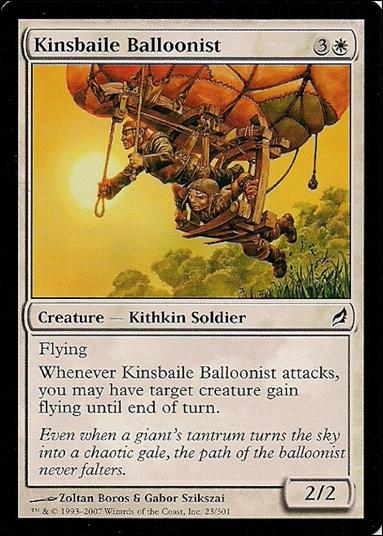 Magic the Gathering: Lorwyn (Base Set) card 23 Kinsbaile Balloonist