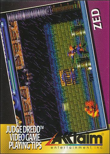 Judge Dredd: The Movie (Acclaim Video Game Playing Tips Subset) card 9 Zed