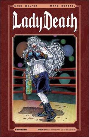 Lady Death (2010) issue 25-HB Sexy Sport Boxing Cover 1/350