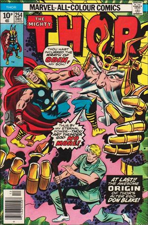 Thor (1966) issue 254-B UK Price Cover