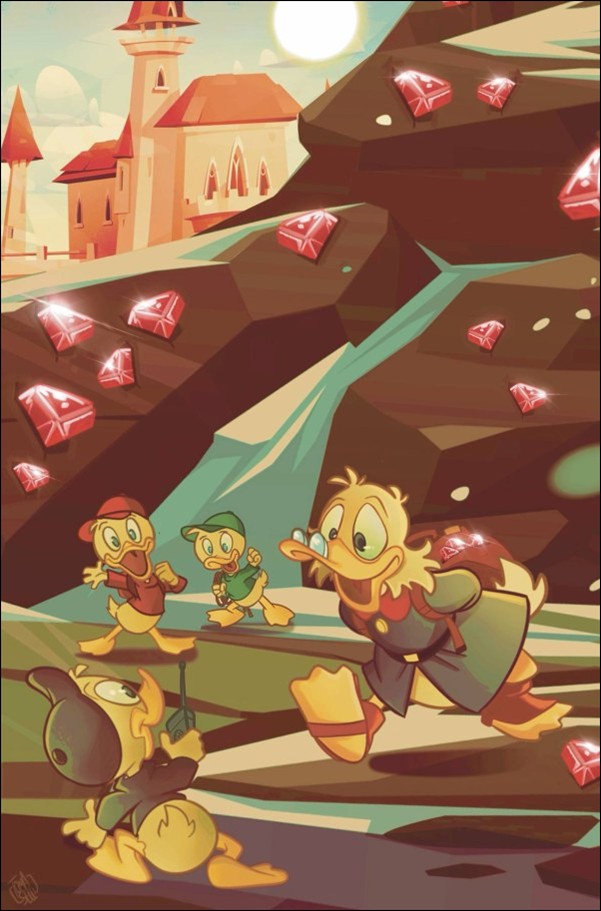 Ducktales (2024) issue 4-L Francesco Tomaselli Virgin 1:40 Cover