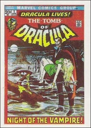 Marvel Super Heroes First Issue Covers (Base Set) card 21 Tomb of Dracula