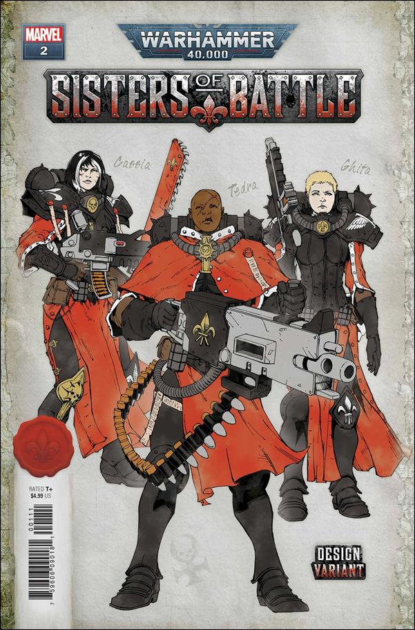 Warhammer 40,000: Sisters of Battle issue 2-C Edgar Salazar 1:10 Design Cover