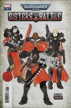 Warhammer 40,000: Sisters of Battle issue 2-C Edgar Salazar 1:10 Design Cover