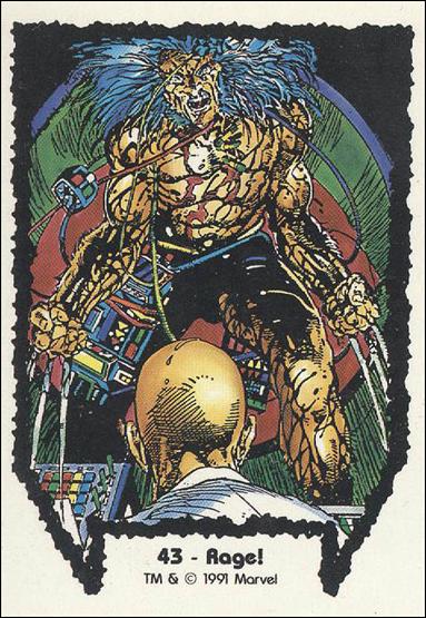Wolverine: From Then 'Til Now (Base Set) card 43 Rage!