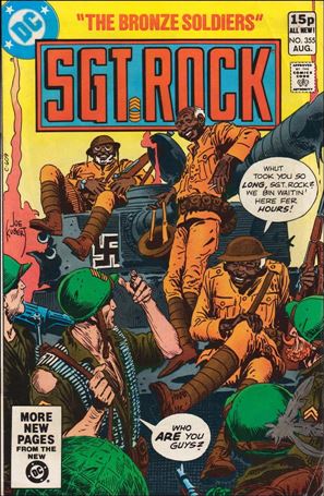Sgt. Rock (1977) issue 355-B UK Price Cover