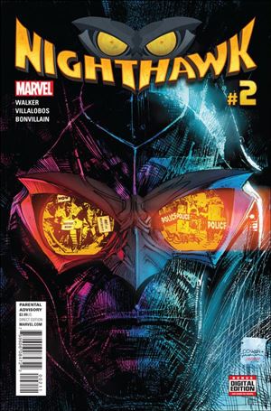 Nighthawk (2016) issue 2 Denys Cowan & Bill Sienkiewicz Cover