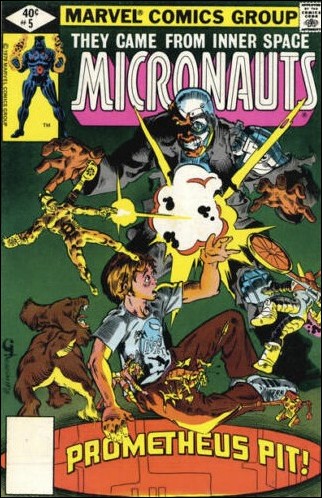 Micronauts (1979) issue 5-B Whitman Edition Cover