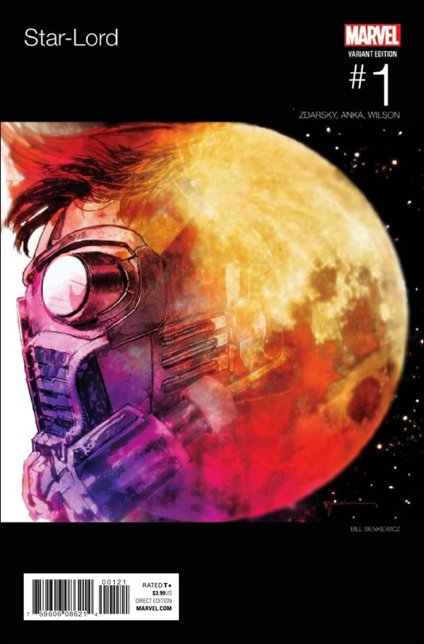 Star-Lord (2017) issue 1-B Bill Sienkiewicz Hip Hop Cover