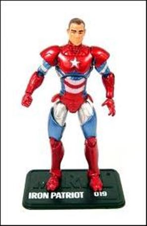 Marvel Universe (Series 2) figure 019-D Iron Patriot (Norman Head) - Loose