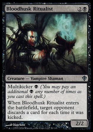 Magic the Gathering: Worldwake (Base Set) card 50 Bloodhusk Ritualist