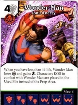 Marvel Dice Masters Age of Ultron  card 106 Wonder Man: Ionic Energy