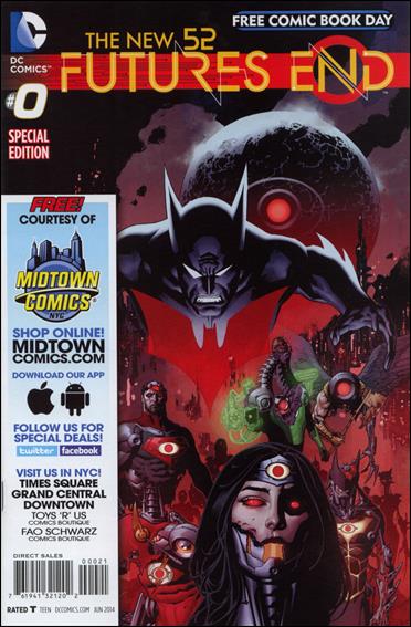 New 52: Futures End  issue 0-E Midtown Comics Cover
