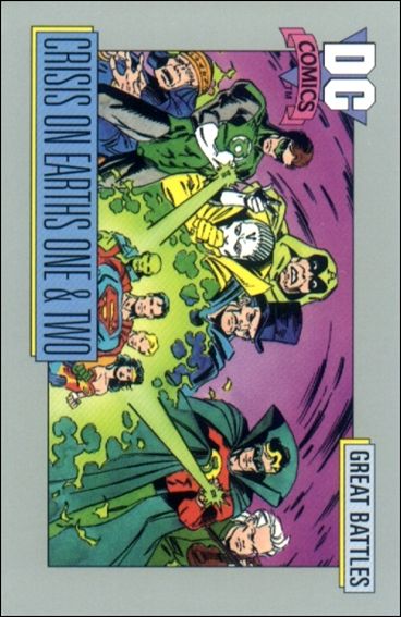 DC Cosmic Cards (Base Set) card 144 Crisis on Earths One & Two Card C