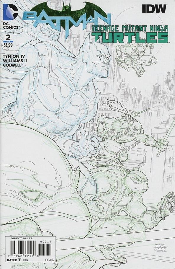 Batman/Teenage Mutant Ninja Turtles issue 2-E Freddie E. Williams II Cover (4th Printing)