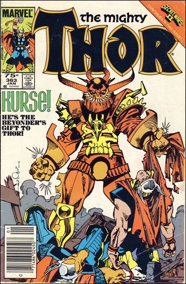 Thor (1966) issue 363-B Canadian Price Cover