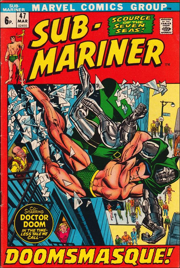 Sub-Mariner (1968) issue 47-B UK Price Cover