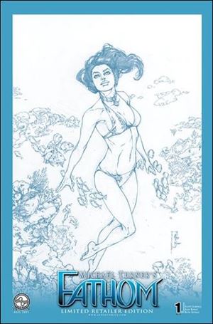Michael Turner's Fathom (2011) issue 1-C Alex Konat 1:15 Sketch Cover