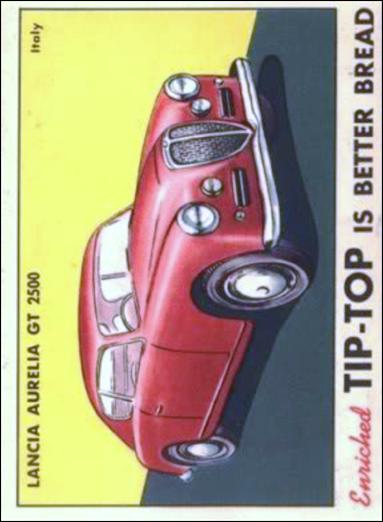 Sports Cars (1954) (Base Set) card 15 Lancia Aurelia GT 2500