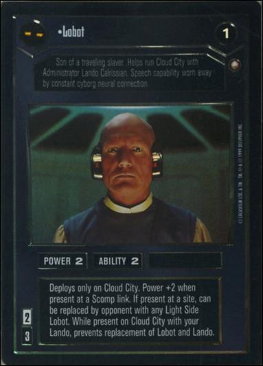 Star Wars: Reflections: A Collector's Bounty (Base Set) card 10 Lobot