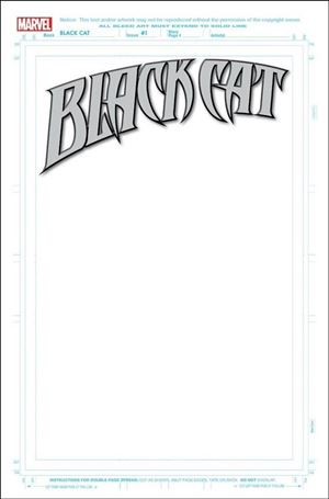 Black Cat (2019) issue 1-V SDCC Blank/Sketch Cover