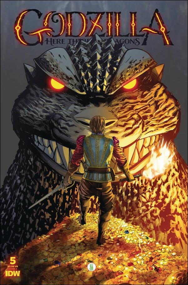 Godzilla: Here There be Dragons issue 5 Inaki Miranda Cover