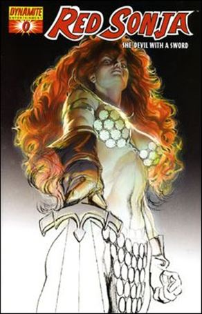 Red Sonja (2005) issue 0-C Alex Ross 1:100 Preview Sketch Cover