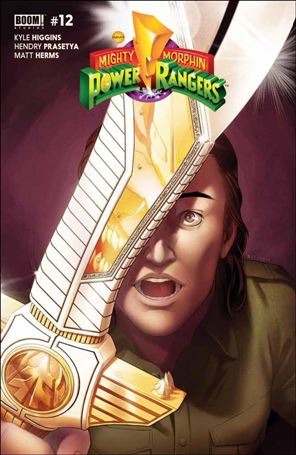 Mighty Morphin Power Rangers issue 12 Jamal Campbell Cover