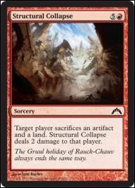 Magic the Gathering: Gatecrash (Base Set) card 107 Structural Collapse