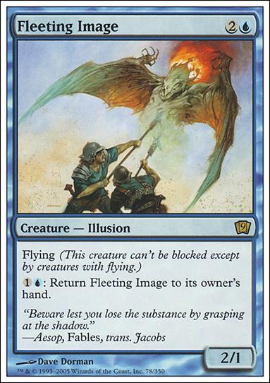 Magic the Gathering: 9th Edition (Base Set) card 78 Fleeting Image