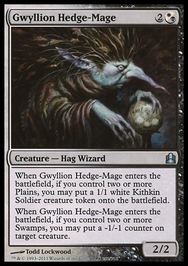 Magic the Gathering: Commander (Base Set) card 202 Gwyllion Hedge-Mage