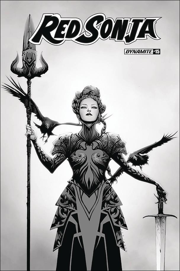 Red Sonja (2019) issue 15-J Jae Lee 1:30 Black & White Cover