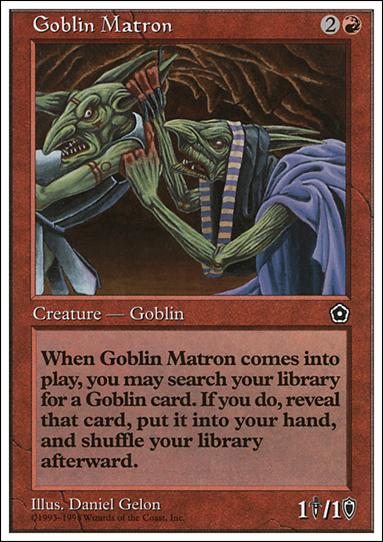 Magic the Gathering: Anthologies (Base Set) card 35 Goblin Matron