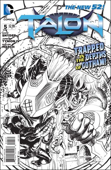 Talon (2012) issue 5-C Guillem March 1:100 Sketch Cover