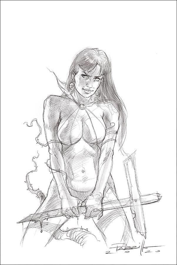 Vengeance of Vampirella (2019) issue 9-K Lucio Parrillo 1:25 Virgin Sketch Cover