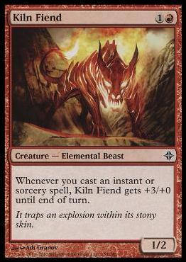 Magic the Gathering: Rise of the Eldrazi (Base Set) card 153 Kiln Fiend