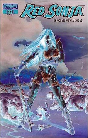 Red Sonja (2005) issue 17-F Mike Mayhew 1:25 Negative Cover