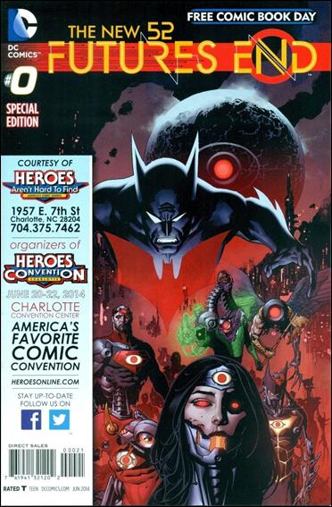 New 52: Futures End  issue 0-F Heroes Aren't Hard to Find Cover