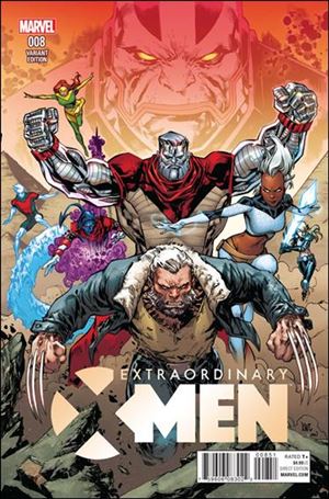 Extraordinary X-Men issue 8-C Ken Lashley Connecting Cover