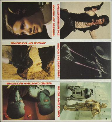 Star Wars Burger King "Everybody Wins" (Promo Uncut Sheet) card nn-6