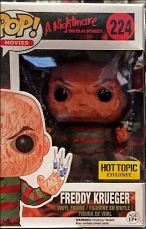 POP! Movies figure 224 Freddy Krueger (Syringe Fingers) Hot Topic
