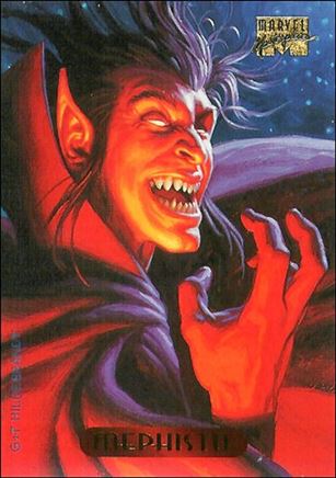 1994 Marvel Masterpieces (Base Set) card 74 Mephisto