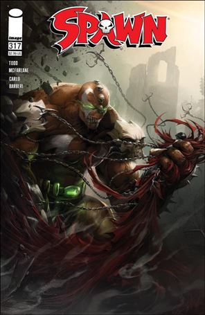 Spawn issue 317-C Francesco Mattina Cover