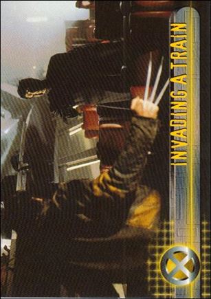X-Men: The Movie (Base Set) card 46 Invading A Train