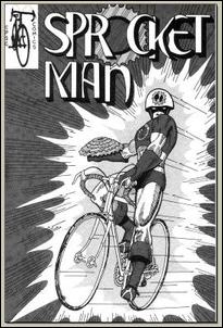 Sprocket Man issue 1-B Black & White Cover