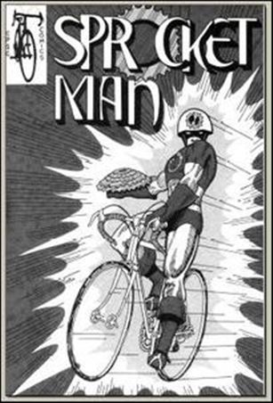 Sprocket Man issue 1-B Black & White Cover